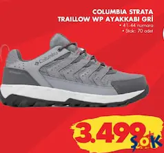 COLUMBİA STRATA TRAİLLOW WP AYAKKABI GRİ fiyat ve kampanya bilgisi